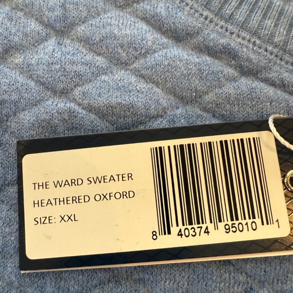 Holderness & Bourne Men's XXL The Ward Sweater Heathered Oxford MSRP $185 - Picture 7 of 9
